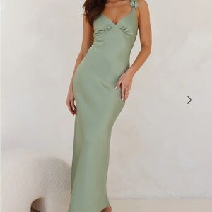 Hello Molly Sage Maxi Dress